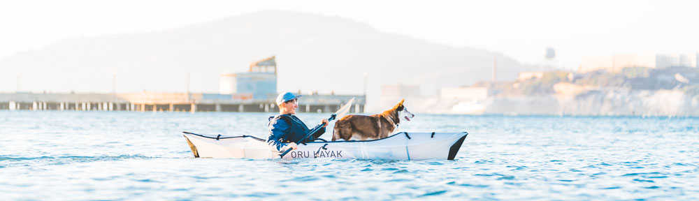 Kayak pliable Inlet avec chien