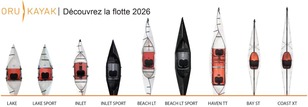 Oru Gamme 2026 site kayak pliable fr