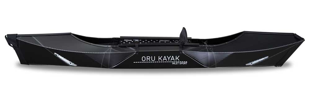 Kayak Oru Inlet Sport noir vue de profil